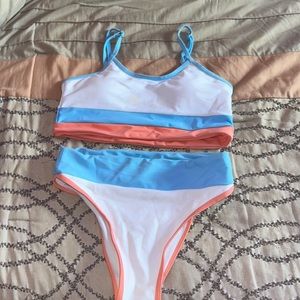 ROMWE high waisted bikini